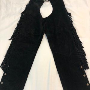 Genuine Harley Davidson Women's Suede Fringe Chaps